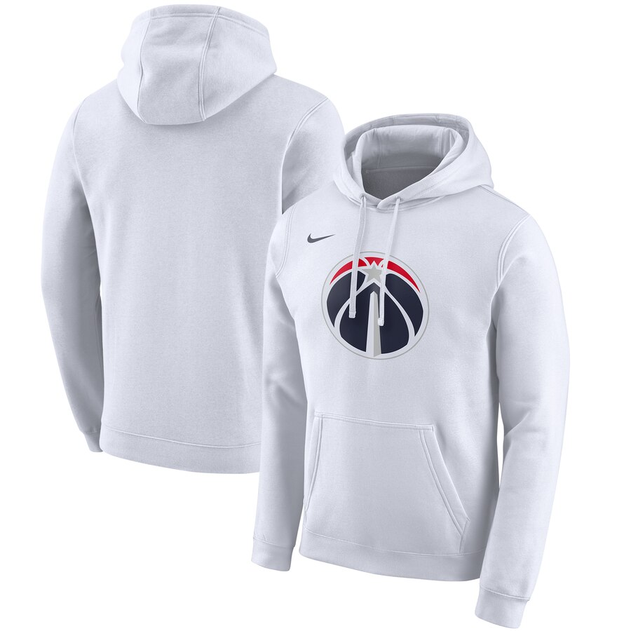 NBA Washington Wizards Nike 201920 City Edition Club Pullover Hoodie  White->washington wizards->NBA Jersey